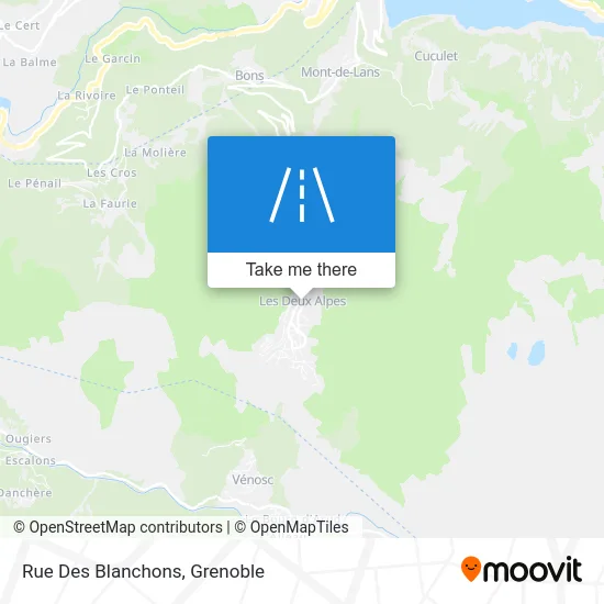 Rue Des Blanchons map