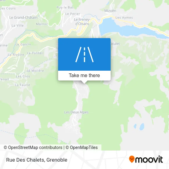 Rue Des Chalets map