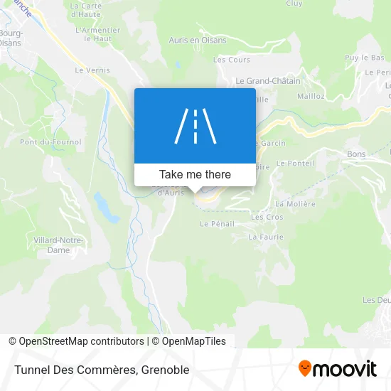 Tunnel Des Commères map
