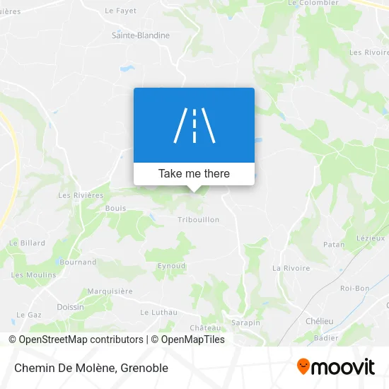 Chemin De Molène map