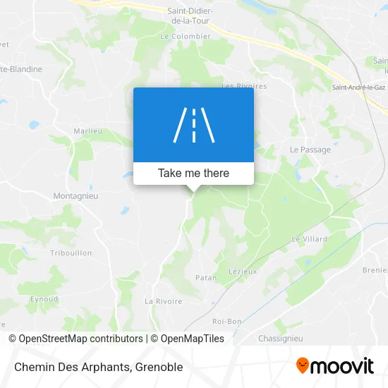 Chemin Des Arphants map