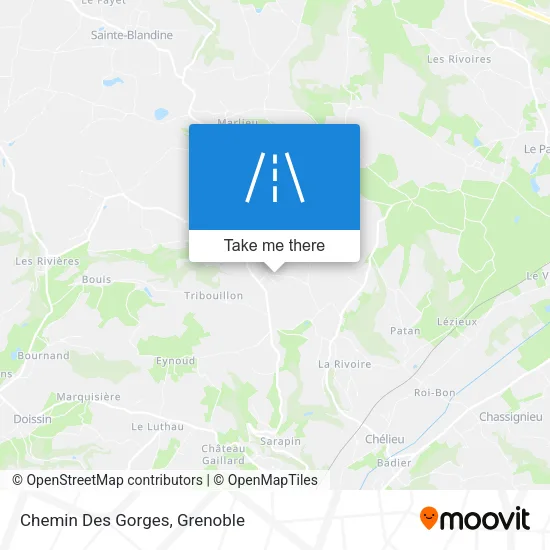 Chemin Des Gorges map