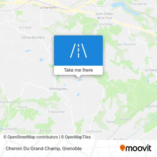 Chemin Du Grand Champ map