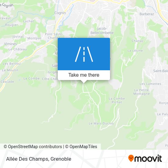 Allée Des Champs map