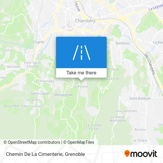 Chemin De La Cimenterie map