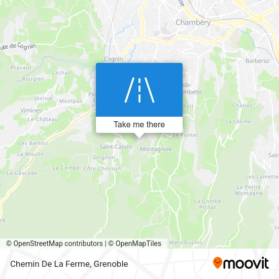 Chemin De La Ferme map