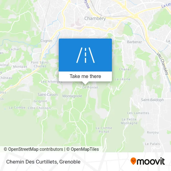 Chemin Des Curtillets map