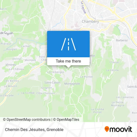 Chemin Des Jésuites map