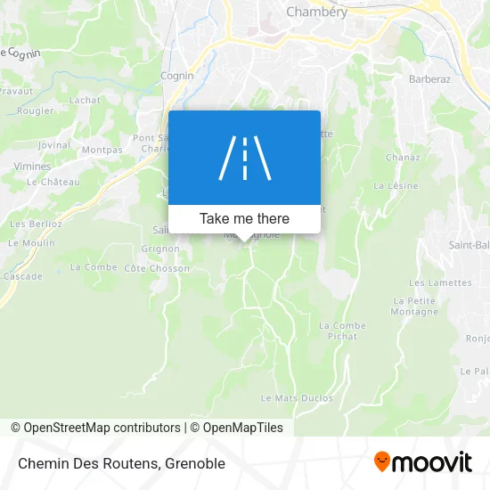Chemin Des Routens map