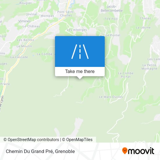Chemin Du Grand Pré map