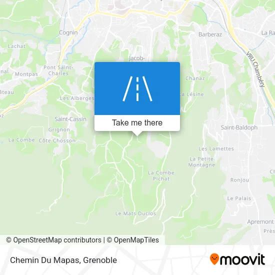 Chemin Du Mapas map