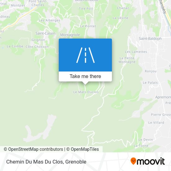 Chemin Du Mas Du Clos map