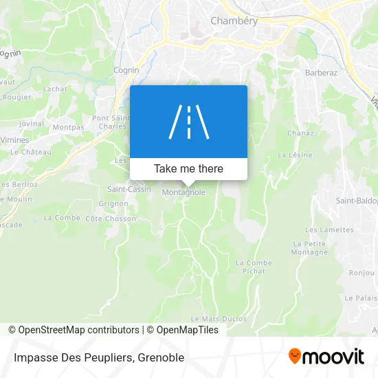 Impasse Des Peupliers map