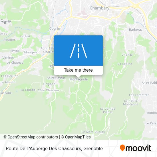 Route De L'Auberge Des Chasseurs map
