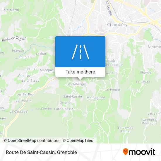 Route De Saint-Cassin map