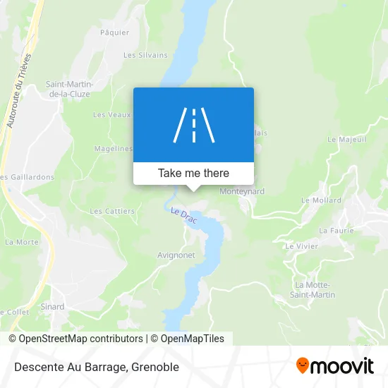 Descente Au Barrage map