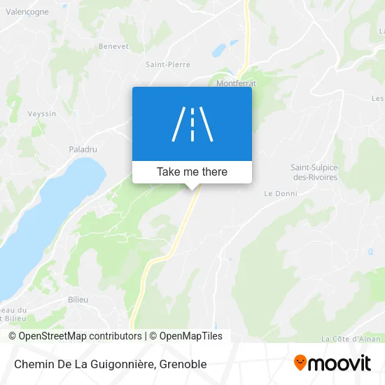Chemin De La Guigonnière map