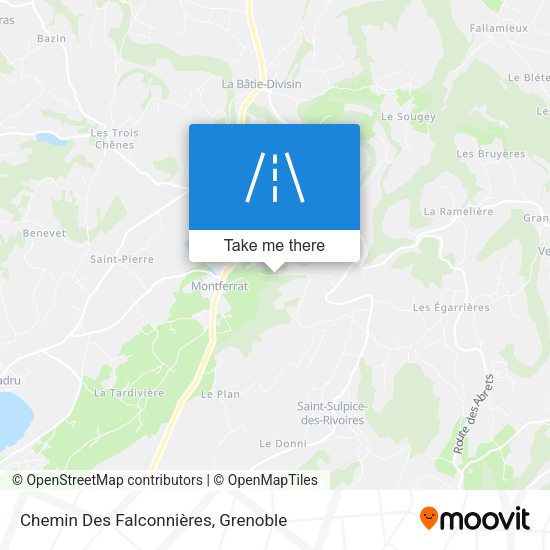 Chemin Des Falconnières map