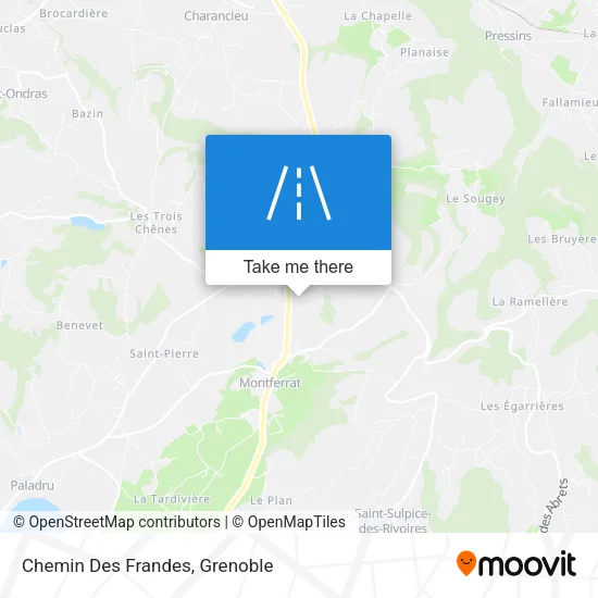 Chemin Des Frandes map