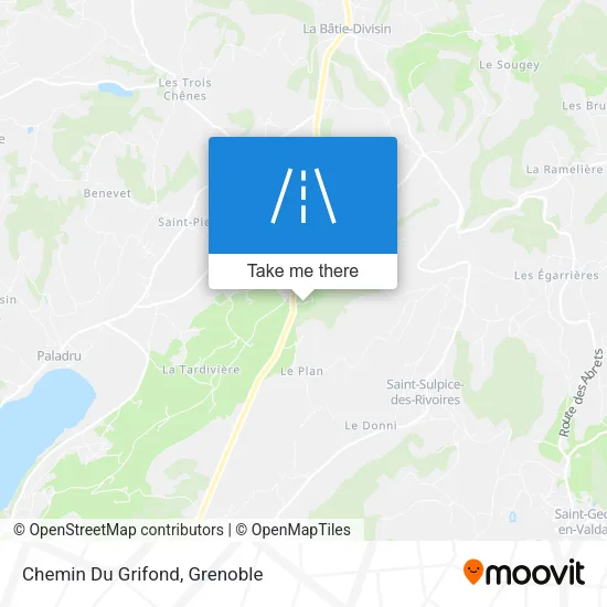 Chemin Du Grifond map