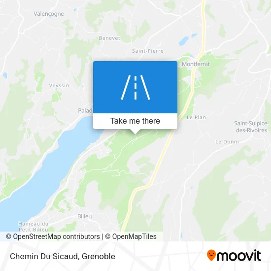 Chemin Du Sicaud map