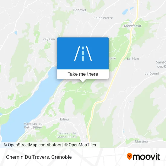Chemin Du Travers map