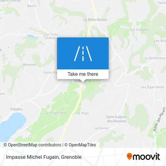 Impasse Michel Fugain map