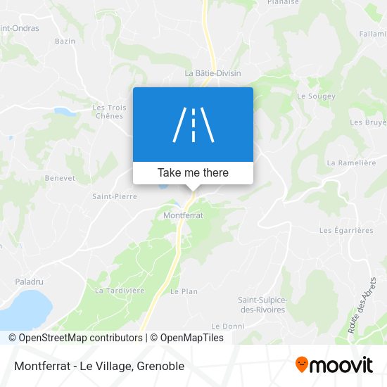 Montferrat - Le Village map