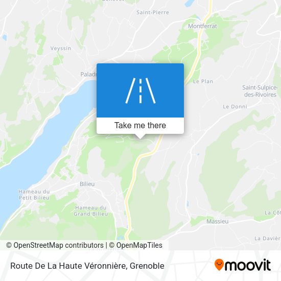 Route De La Haute Véronnière map