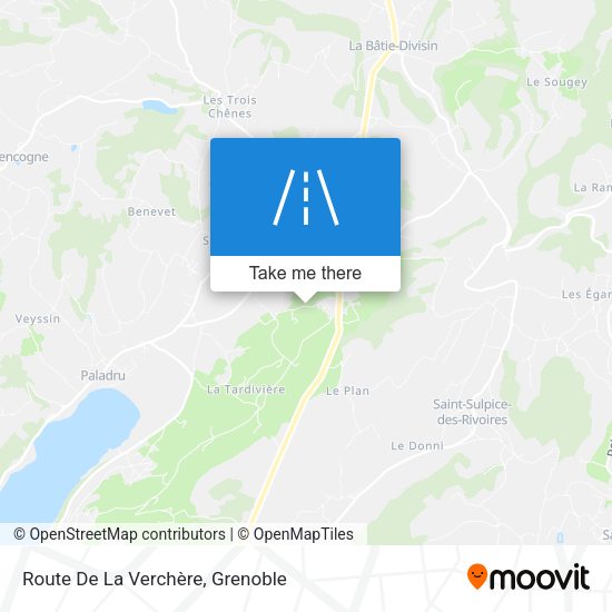 Route De La Verchère map