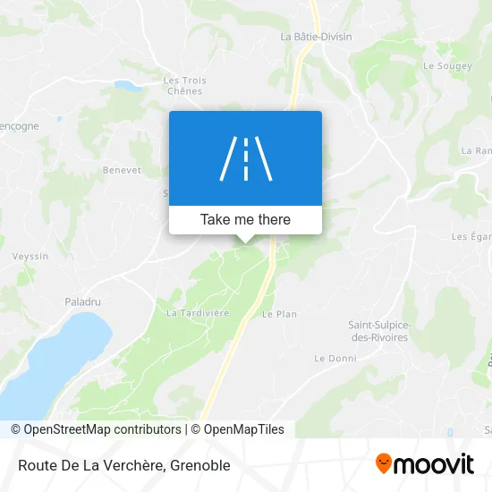 Route De La Verchère map