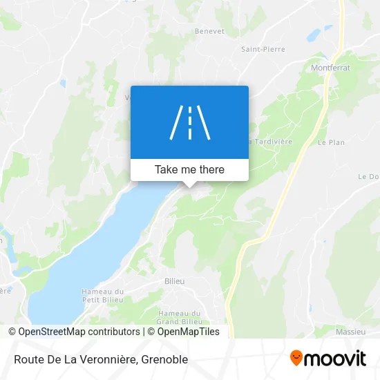 Route De La Veronnière map