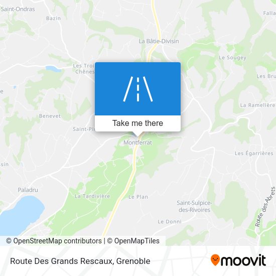 Route Des Grands Rescaux map