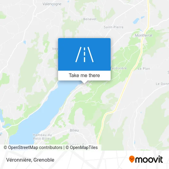 Véronnière map