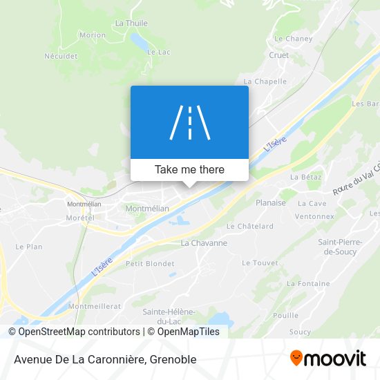 Avenue De La Caronnière map