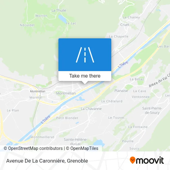Avenue De La Caronnière map
