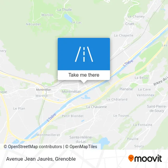 Avenue Jean Jaurès map