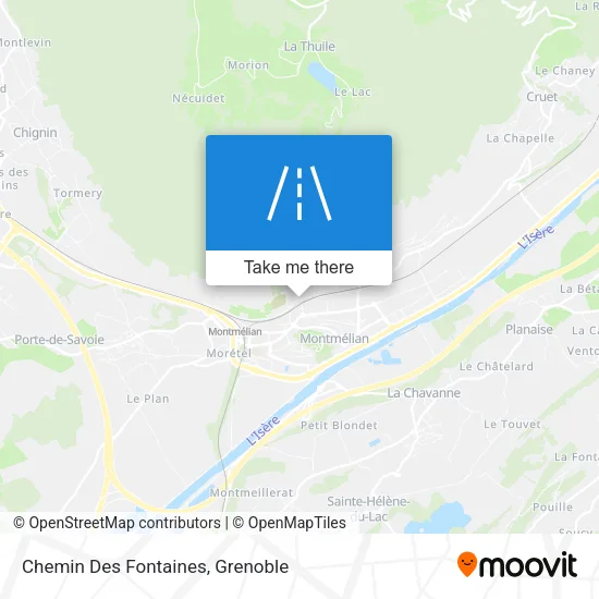 Chemin Des Fontaines map