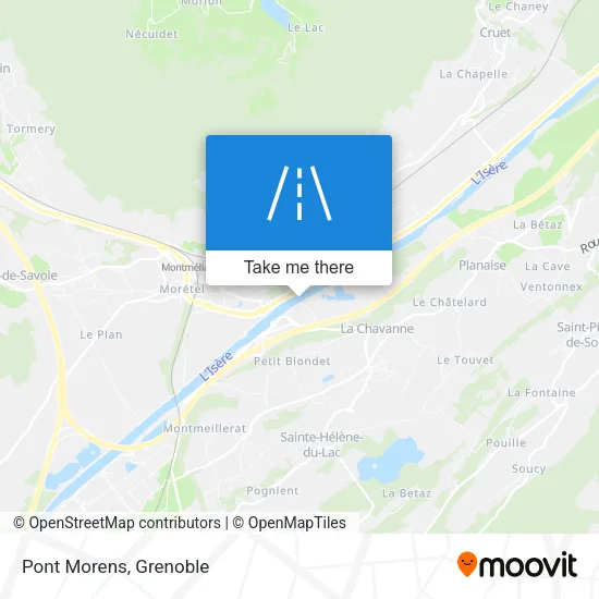 Pont Morens map
