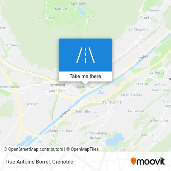 Rue Antoine Borrel map