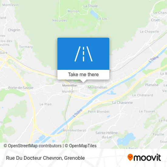 Rue Du Docteur Chevron map