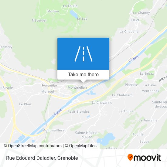 Rue Edouard Daladier map