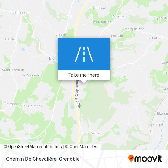 Chemin De Chevalière map