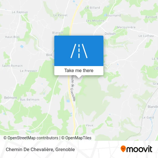 Chemin De Chevalière map