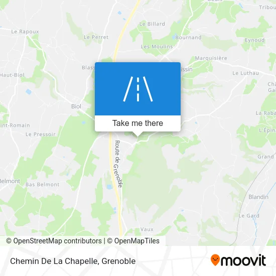 Chemin De La Chapelle map