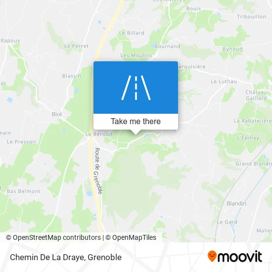 Chemin De La Draye map