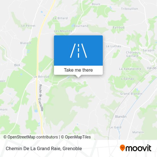 Chemin De La Grand Raie map