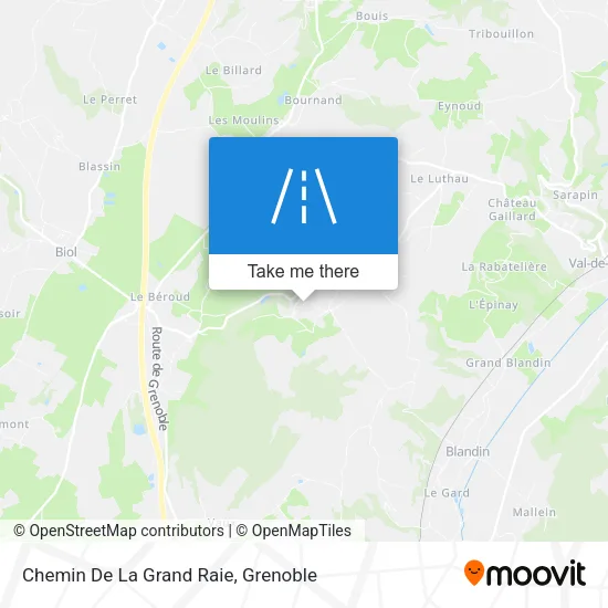 Chemin De La Grand Raie map