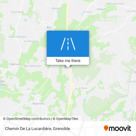 Chemin De La Lucardière map