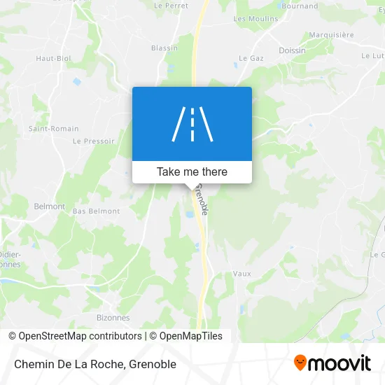 Chemin De La Roche map
